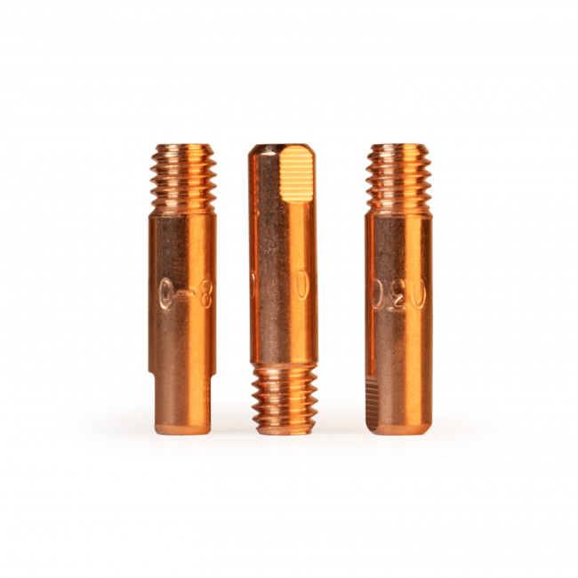 Наконечник гор. п/а M6, d.0,8 мм L25 (тело 6) E-Cu (3шт в упаковке)