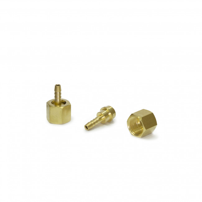 Соединитель TIG гайка 3/8G (штуцер d6)